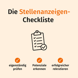 Stellenanzeigen-Checkliste banner