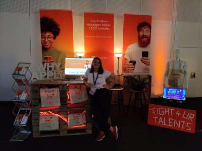 Unser Stand whyapply fight 4 ur talents